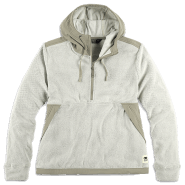 Outdoor Research Women's Trail Mix Pullover Hoodie Sand/Flint
