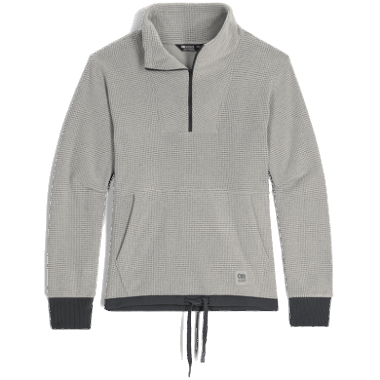 Outdoor Research Women's Trail Mix Quarter Zip Pullover Ash