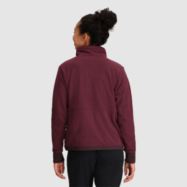 Outdoor Research Women's Trail Mix Quarter Zip Pullover Kalamata