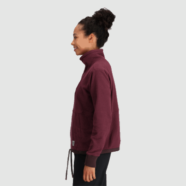 Outdoor Research Women's Trail Mix Quarter Zip Pullover Kalamata