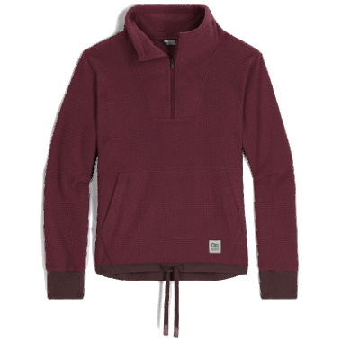 Outdoor Research Women's Trail Mix Quarter Zip Pullover Kalamata