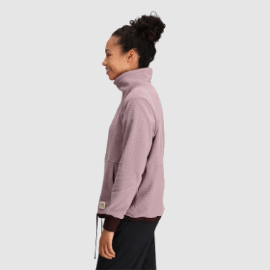 Outdoor Research Women's Trail Mix Quarter Zip Pullover Moth