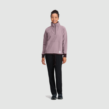 Outdoor Research Women's Trail Mix Quarter Zip Pullover Moth
