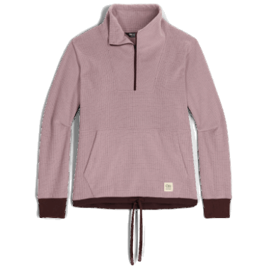 Outdoor Research Women's Trail Mix Quarter Zip Pullover Moth