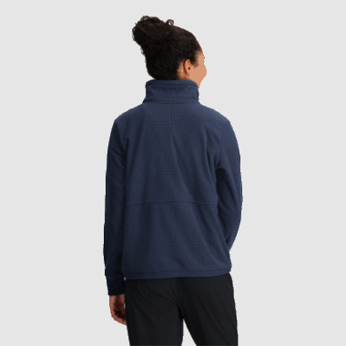 Outdoor Research Women's Trail Mix Quarter Zip Pullover Naval Blue
