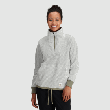 Outdoor Research Women's Trail Mix Quarter Zip Pullover Snow