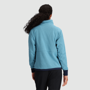 Outdoor Research Women's Trail Mix Quarter Zip Pullover Mineral