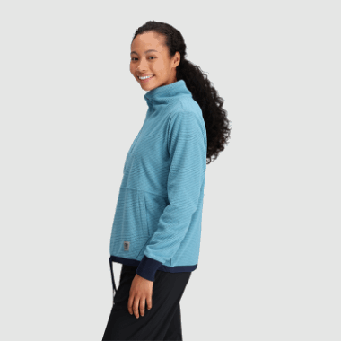 Outdoor Research Women's Trail Mix Quarter Zip Pullover Mineral