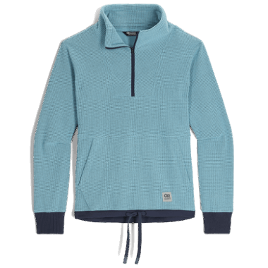 Outdoor Research Women's Trail Mix Quarter Zip Pullover Mineral