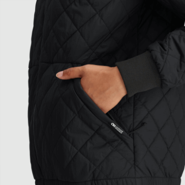 Outdoor Research Women's Shadow Reversible Bomber Black/Loden