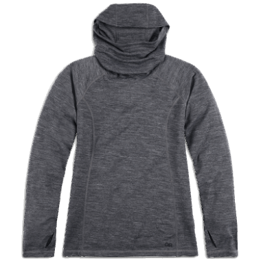 Outdoor Research Women's Alpine Onset Merino 150 Hoodie Charcoal Heather