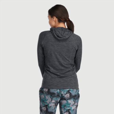 Outdoor Research Women's Alpine Onset Merino 150 Hoodie Charcoal Heather