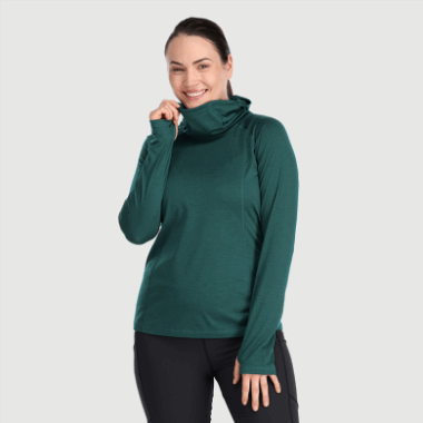 Outdoor Research Women's Alpine Onset Merino 150 Hoodie Treeline