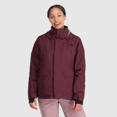 Outdoor Research Women's Snowcrew Reveler Jacket Kalamata