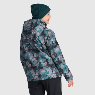 Outdoor Research Women's Snowcrew Reveler Jacket Nimbus Watercolor