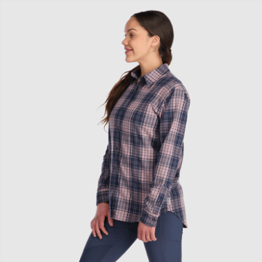 Outdoor Research Women's Kulshan Flannel Shirt Moth Plaid