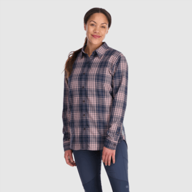 Outdoor Research Women's Kulshan Flannel Shirt Moth Plaid