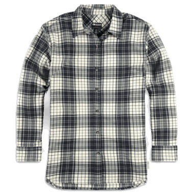 Outdoor Research Women's Kulshan Flannel Shirt Sand Plaid