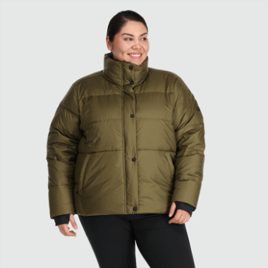 Outdoor Research Women's Coldfront Down Jacket-Plus Loden