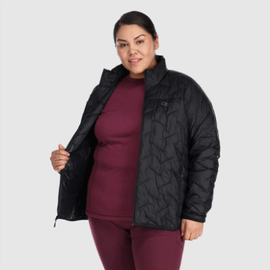 Outdoor Research Women's Superstrand Lt Jacket-Plus Black