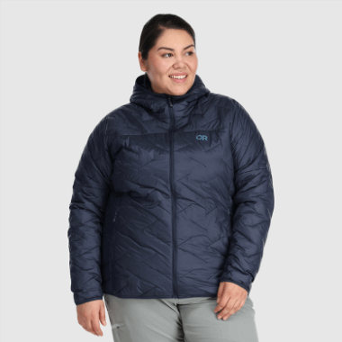 Outdoor Research Women's Superstrand Lt Hoodie-Plus Naval Blue
