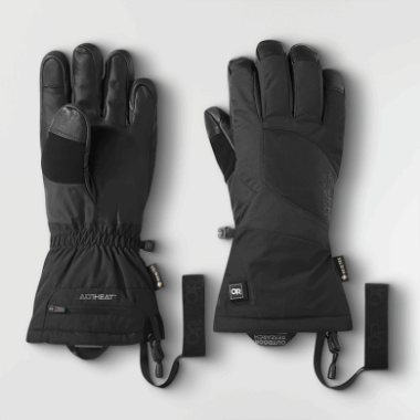 Outdoor Research Prevail Heated Gore-Tex Gloves Black