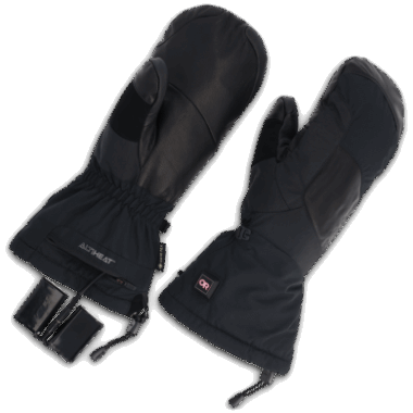 Outdoor Research Prevail Heated Gore-Tex Mitts Black