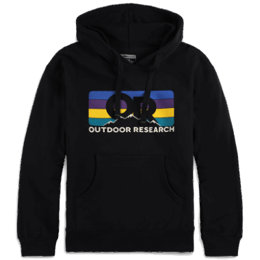 Outdoor Research Or Advocate Stripe Hoodie Black