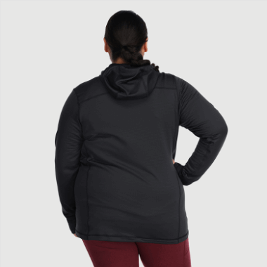 Outdoor Research Women's Vigor Full Zip Hoodie-Plus Black