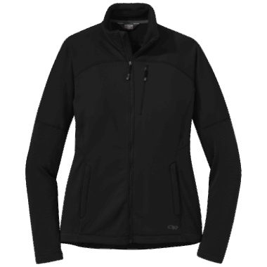 Outdoor Research Women's Vigor Full Zip Hoodie-Plus Black