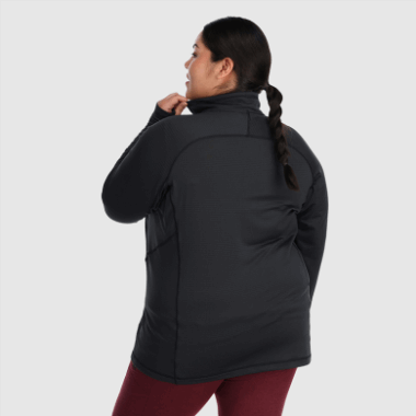 Outdoor Research Women's Vigor Half Zip-Plus Black