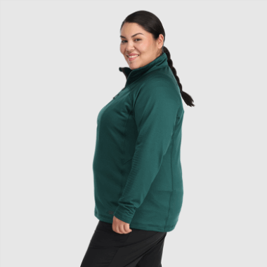 Outdoor Research Women's Vigor Half Zip-Plus Treeline