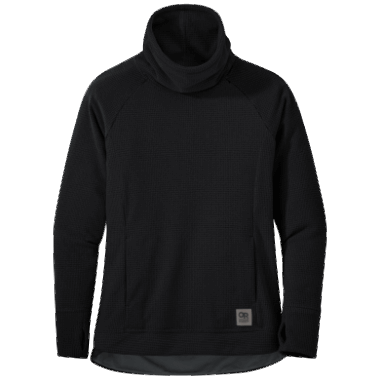 Outdoor Research Women's Trail Mix Cowl Pullover-Plus Black