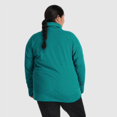 Outdoor Research Women's Trail Mix Cowl Pullover-Plus Deep Lake