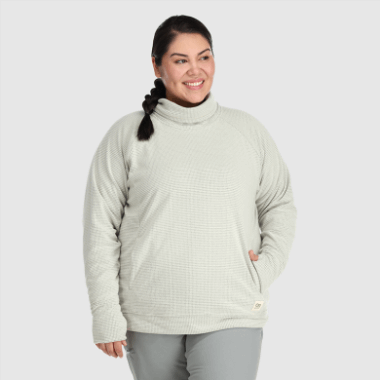 Outdoor Research Women's Trail Mix Cowl Pullover-Plus Sand