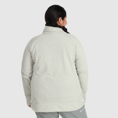 Outdoor Research Women's Trail Mix Cowl Pullover-Plus Sand