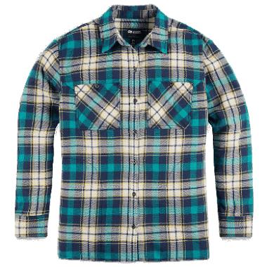 Outdoor Research Women's Feedback Flannel Shirt-Plus Deep Lake Plaid