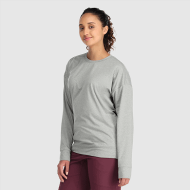 Outdoor Research Women's Melody L/S Light Pewter Heather