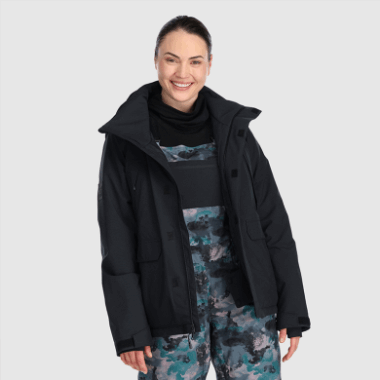 Outdoor Research Women's Snowcrew Jacket-Plus Black