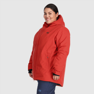 Outdoor Research Women's Snowcrew Jacket-Plus Cranberry