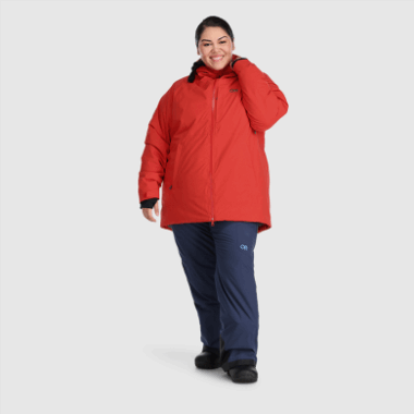 Outdoor Research Women's Snowcrew Jacket-Plus Cranberry