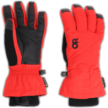 Outdoor Research Men's Revolution Under Cuff Gore-Tex Gloves Cranberry