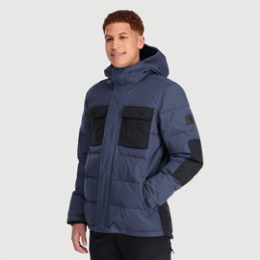 Outdoor Research Men's Del Campo Down Parka Naval Blue/Black