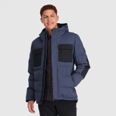 Outdoor Research Men's Del Campo Down Parka Naval Blue/Black