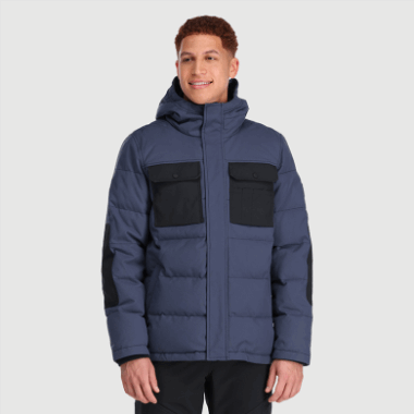 Outdoor Research Men's Del Campo Down Parka Naval Blue/Black