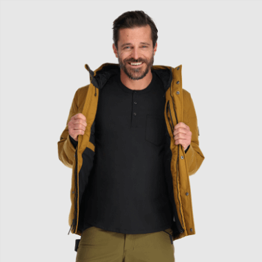 Outdoor Research Men's Del Campo Down Parka Tapenade