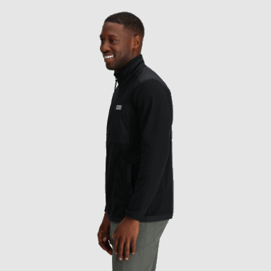 Outdoor Research Men's Trail Mix Quarter Zip Pullover Black