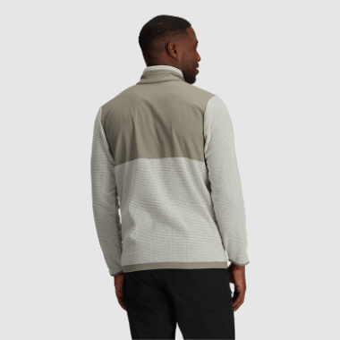 Outdoor Research Men's Trail Mix Quarter Zip Pullover Sand