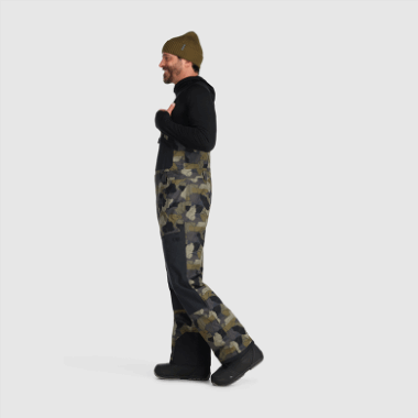 Outdoor Research Men's Snowcrew Bibs Loden Camo/Black