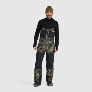 Outdoor Research Men's Snowcrew Bibs Loden Camo/Black
